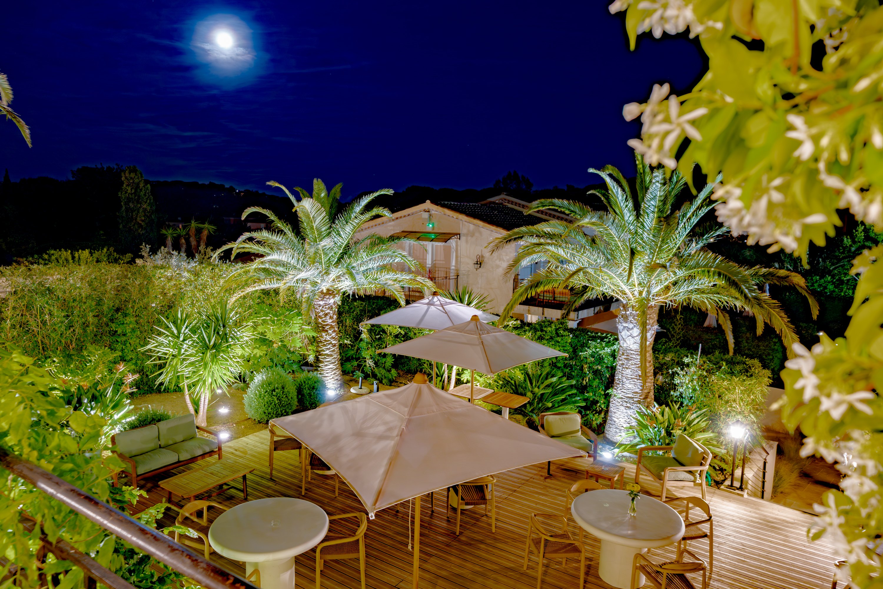 Piscine de nuit